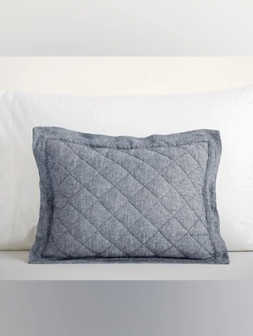 Pottery Barn Kids Linen Chambray Lumbar Pillow Cover 16